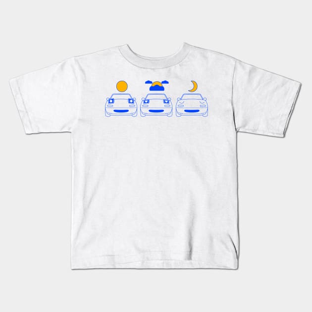 MIATA V2 Kids T-Shirt by GRIFINITY